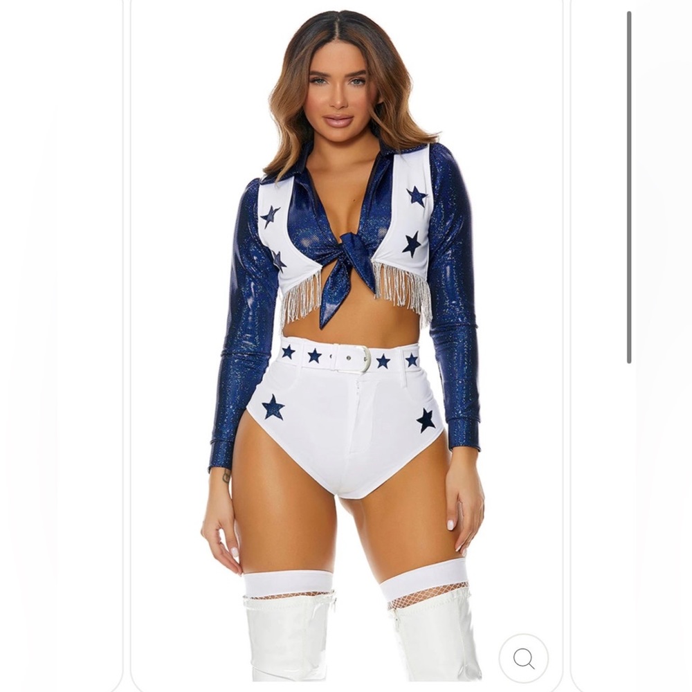 Fashion Nova Cheerleader Cowboy Halloween Costume